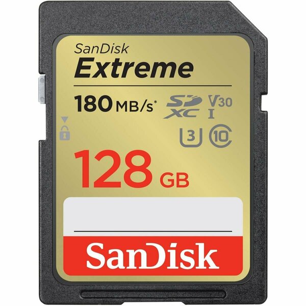 Nextgen 128GB, UHS-I & 180-90MBs Extreme SDXC Memory Card NE3287434